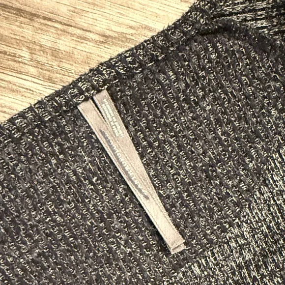 Anthropologie Charcoal V-Neck Sweater - Picture 2 of 5